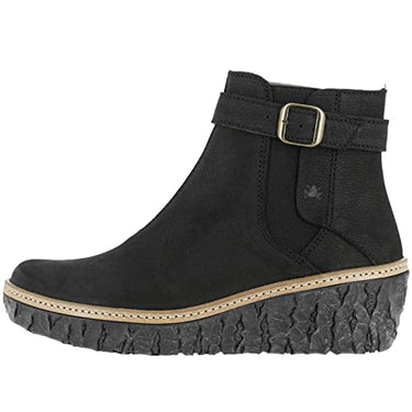 El Naturalista Damen Ankle Boots Myth Yggdrasil, Frauen Stiefeletten,Wechselfußbett,halbstiefel,Kurzstiefel,Black,37 EU / 4 UK im Sale